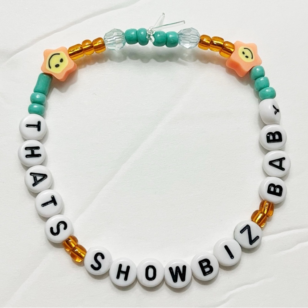 Taylor Swift Friendship Bracelet That’s Showbiz Baby